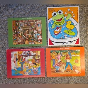 Vintage Playskool, Highlights Puzzles